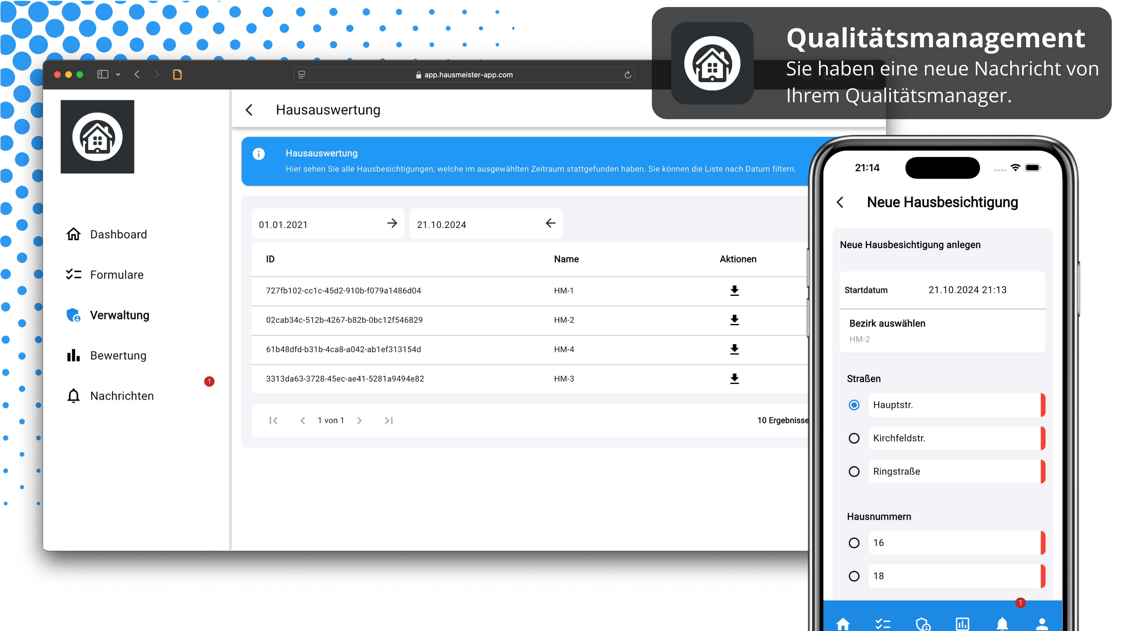 Hausmeister-App Hero Bild
