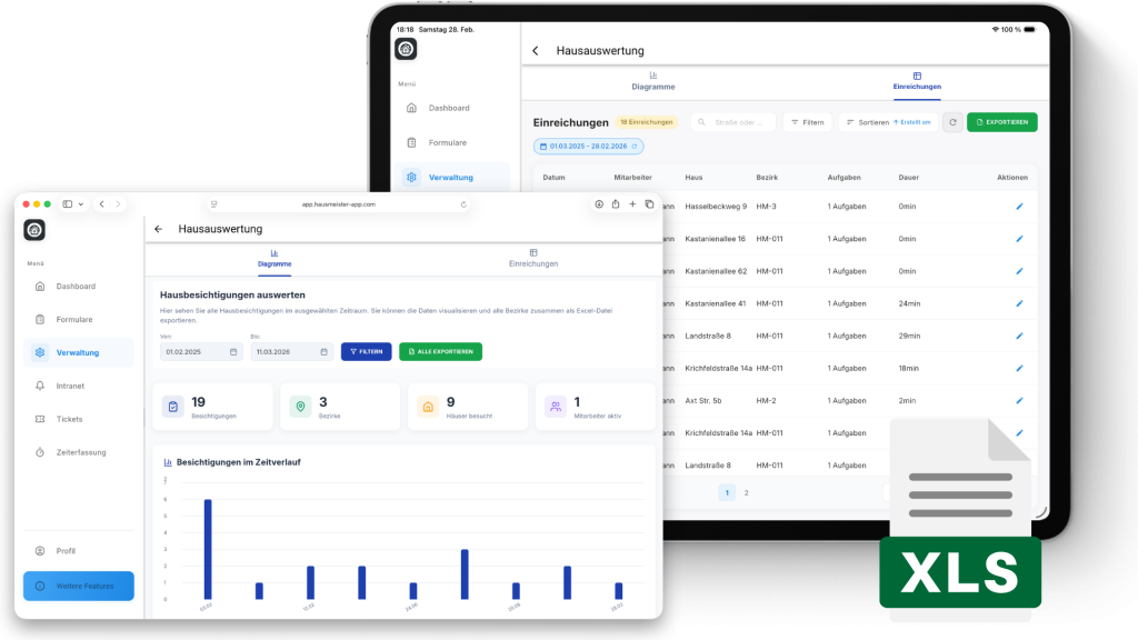 Vereinfachen Sie die Nachweisführung mit detaillierten Auswertungen